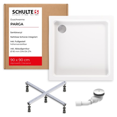 Duschwanne 90x90 schulte - duschwanne,