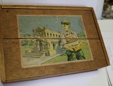 Schöner alter Holzbaukasten