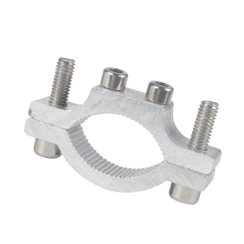 2er set alu rohrschelle - alu,