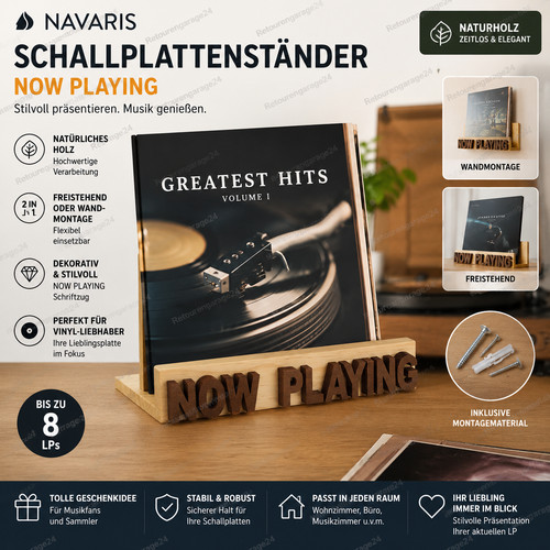 Navaris schallplattenständer - navaris,