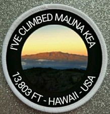 3" I've Climbed Mauna Kea Hawaii USA Sublimation Aufbügeln/Aufnähen Patch Abzeichen 