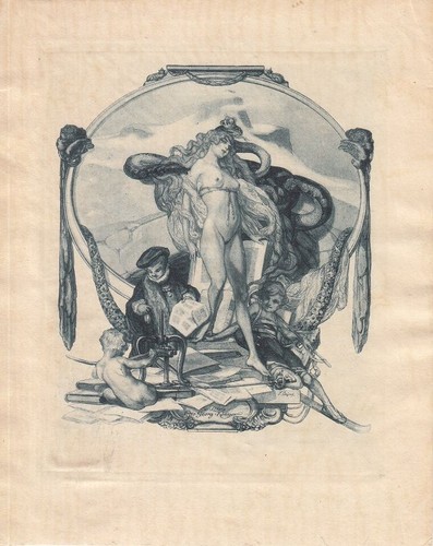Exlibris bookplate - exlibris,