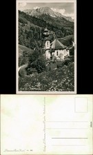 Ansichtskarte Maria Gern-Berchtesgaden Kirche Maria Gern mit Untersberg 1932