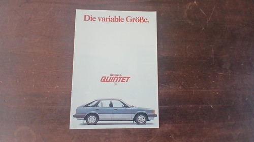 Autoprospekt honda quintet - honda,