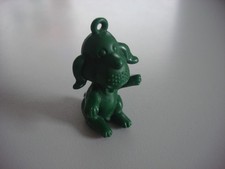 Kunststoff Figur Loriot Hund Wum Aktion Sorgenkind ZDF grün (70er Jahre Rarität)