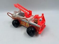 Fisher Price Fire Engine Feuerwehr Auto 1968 Spielzeug vintage