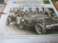  Militärfahrzeuge Archiv leichte Radkfz 1.1 Willys MB Ford GPW Jeep USA 4S