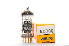 Vintage Philips Heerlen SQ E88CC / 6922 Professional Audio Tube, O-Getter, NOS