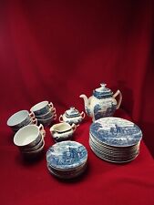 Altes The Post House Wood&Sons English 32 teiliges Teeservice (609)