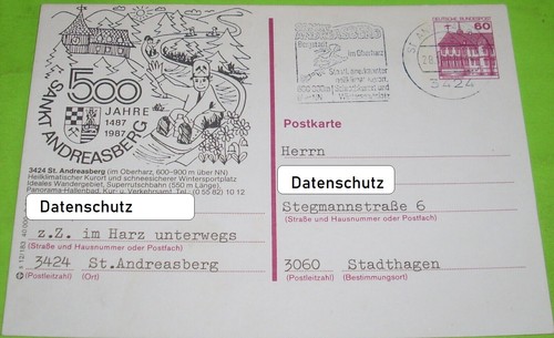 Sankt andreasberg harz 1987 - andreasberg,