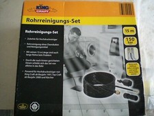 Neu  ,  Hochdruck Rohrreinigungs Set 15 m /  150Bar  / Karcher geeignet .