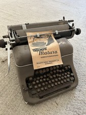 Triumph Matura Schreibmaschine mit Orginal-Anleitung  
