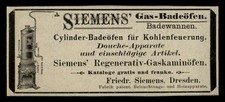 Alte Werbung Reklame 1896