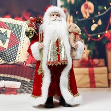 Weihnachtsmann Santa Claus Nikolaus figur Weihnachten Deko Weihnachtsdeko Uten