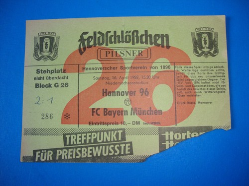 Ticket hannover 96 - hannover,
