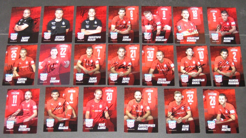 20x original autogrammkarten - 20x,