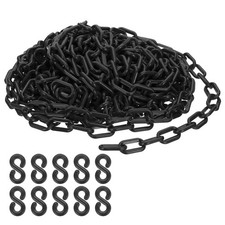 Schwarze kunststoffkette 39 - schwarze,