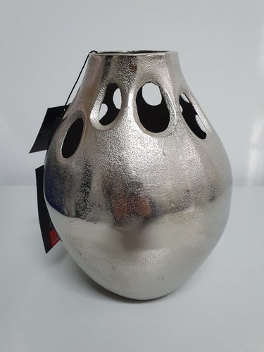 Blumenvase vase alu nickel - blumenvase,