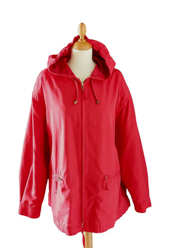 Leichter sommer anorak rot - ,