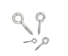 Ösenschraube Ringschraube Augenschraube Holzgewinde Edelstahl A2 rostfr Ø3 - 6mm