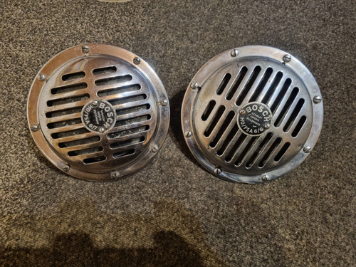 Paar oldtimer bosch hupe - oldtimer,