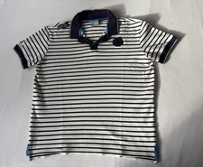 SSC Neapel,gestreiftes Polohemd von macron Größe L
