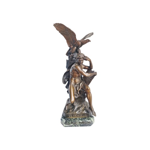 Große bronze statue - bronze, skulptur