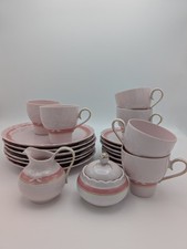 Wunderschönes Vintage Kaffeeservice Hutschenreuther "Porcelaine Rose" –20-teilig