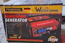 Stromerzeuger benzin 4 takt, Walther Stahl, 4,5 KW, E-Start, OVP