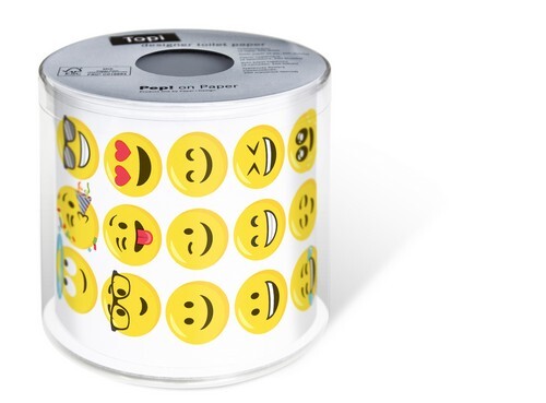 Toilettenpapier rolle smileys - toilettenpapier,