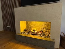 Xaralyn Santos, moderner Designkamin Wasserdampfkamin Cassette 600 M100x130x47cm