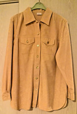 Damen - Shirtjacke Blusenhemd Maria Bellesi Velour Gr. 40