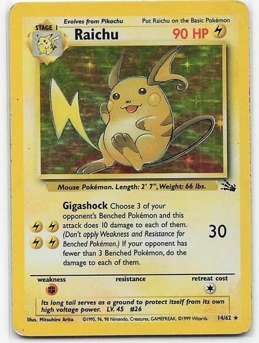 Raichu tcg pokemon - pokemon, karte