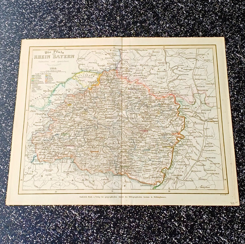 Original stahlstich landkarte - stahlstich,