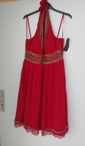 Abendkleid glitzer rot - rot, l