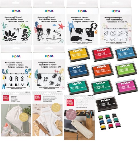 Heyda moosgummi stempel sets - heyda,