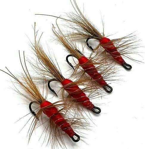 Lachsangeln fliegen red - fliegen,