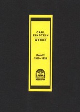 Carl Einstein Werke, Band 2, Medusa Verlag, ungenutzt aus Buchhandelsauflösung