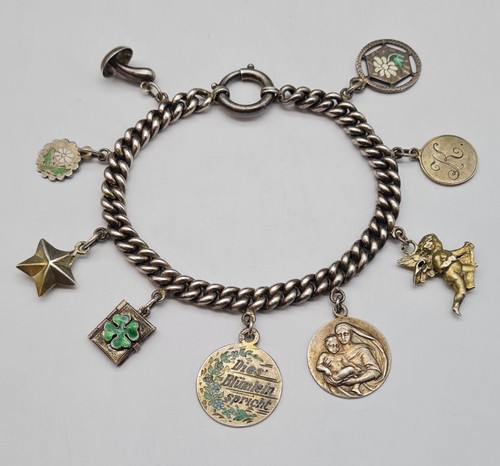 Historisches silber emaille - historisches,