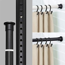 70-410CM UNIVERSAL TELESKOPSTANGE EDELSTAHL OHNE BOHREN DUSCHVORHANGSTANGE