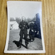 Antikes Foto Panzersoldat