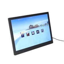 Digitaler Bilderrahmen 15,4Zoll 16:9 /HD 1280 * 800 Fotorahmen Wecker Kalender