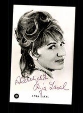 Anja laval autogrammkarte - laval,