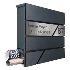 Design Anthrazit Briefkasten