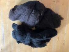 Filzwolle, Wolle zum Filzen, Nassfilzen, Vlieswolle dunkelblau, 300g