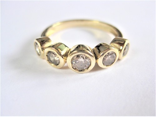 Ring gold 585 mit brillanten - 585,