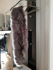 Webpelzschal Grau Neu