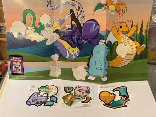 Poster violett mit sticker mc - poster,