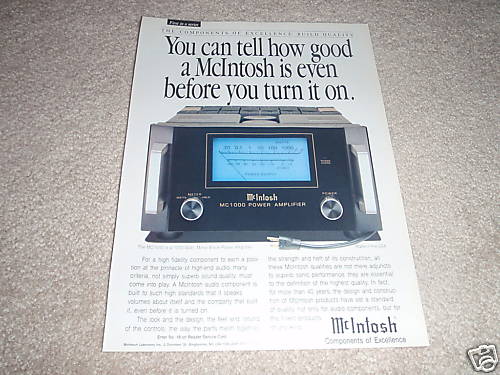 Mcintosh mc1000 endstufe - mc1000,