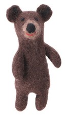 Handgemachte Fingerpuppe aus